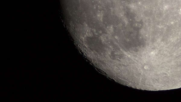 439Almost fullmoon with a telescope